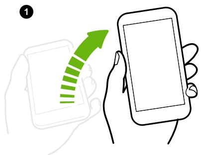 HP ONE M9 ACIER - Réveiller sur l'écran verrouillé - 2