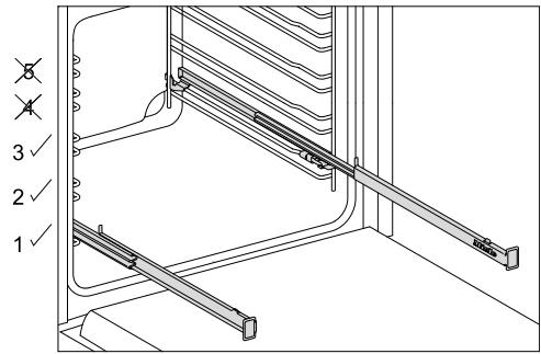 MIELE 7261 - Rails coulissants flexiclips HFC 70-c - 1