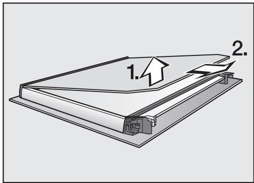 MIELE 7261 - Désassembler la porte - 2