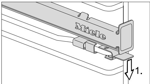 MIELE 7261 - Démonter les rails coulissants flexi-clips - 1