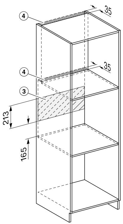 MIELE 7261 - Encastrement dans un meuble haut ou bas - 3
