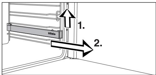 MIELE 7261 - Monter et démonter les rails coulissants flexiclips - 3