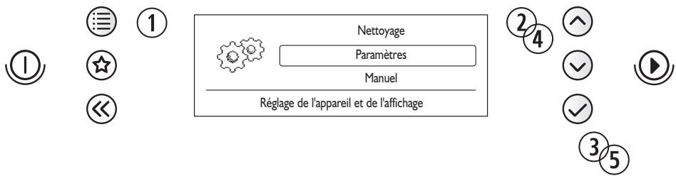 KITCHENAID KMDG3625 - Modification des réglages - 1