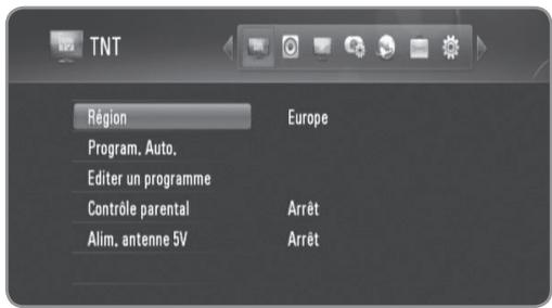 LG MS400HC - Sélection d'une région - 2