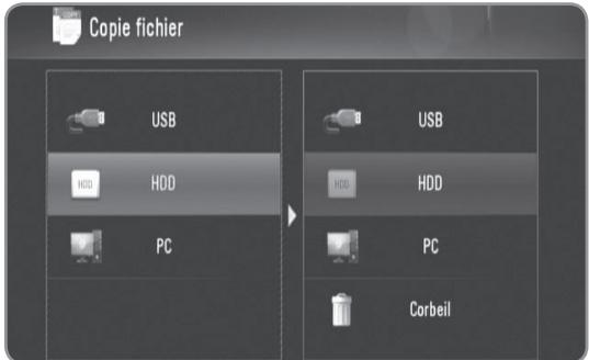 LG MS400HC - Copie ou déplacement de fichiers/dossiers - 2