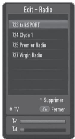 LG MS400HC - Modification de la liste des chaînes - 3