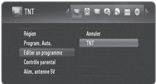 LG MS400HC - Modification de la liste des chaînes - 1