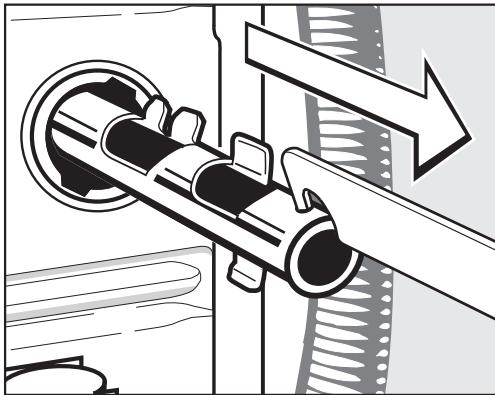 MIELE W1780 - Démontage des securités de transport - 5