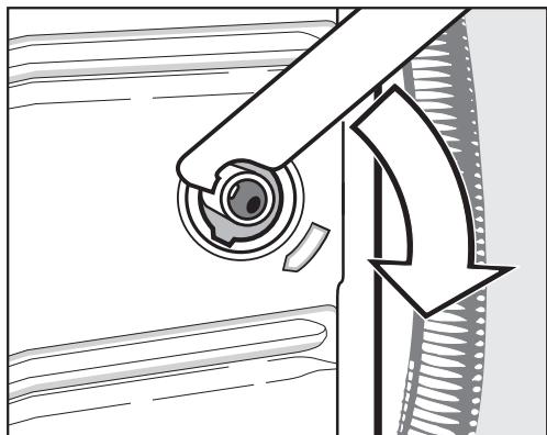 MIELE W1780 - Démontage des securités de transport - 4