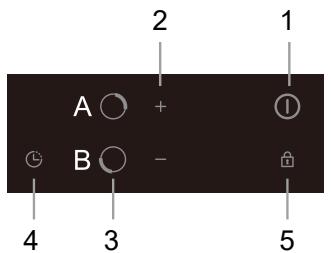 DARTY BPV6322B - Bandeau de commandes - 1