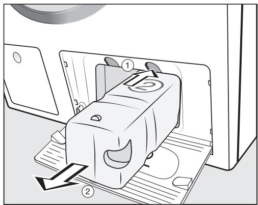 MIELE LAVE-LINGE-WCI860-WCS - Remplacer les cartouches de lessive - 1