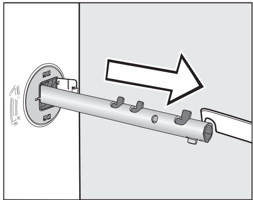 MIELE LAVE-LINGE-WCI860-WCS - Retirer la tige de transport droite - 2