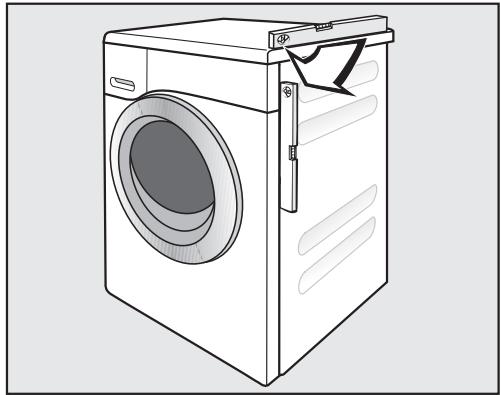 MIELE LAVE-LINGE-WCI860-WCS - Dévissage et blocage des pieds - 2