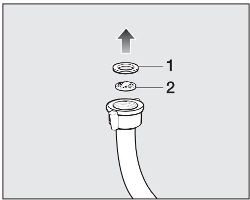 MIELE LAVE-LINGE-WCI860-WCS - Nettoyage du filtré du tuyau d'arrivée d'eau - 1