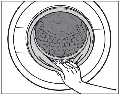 MIELE LAVE-LINGE-WCI860-WCS - Ouvrir la porte et-retirer le linge - 2