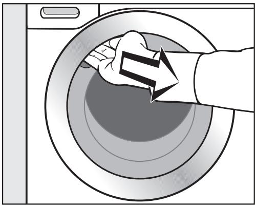 MIELE LAVE-LINGE-WCI860-WCS - Ouvrir la porte - 1