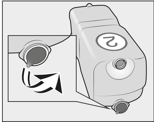 MIELE LAVE-LINGE-WCI860-WCS - Réglages du compartment ② - 4