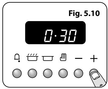 FALCON CDL110ECWH/B-EU - Mise en marche et arrêt du four avec minutesie - 5