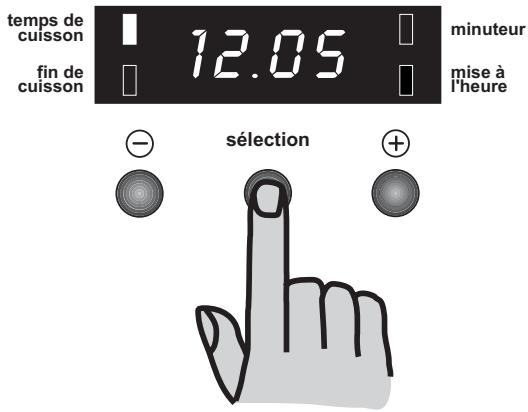 FAURE FC105W - Pour régler le temps de cuisson: - 2
