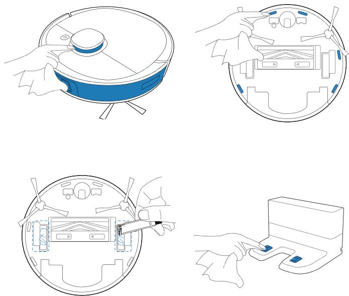 ECOVACS DEEBOT T9 - Entretenir les autres composants - 1