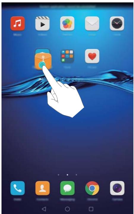 HUAWEI MEDIAPAD M3 LTE - Supprimer un widget ou une icône - 2