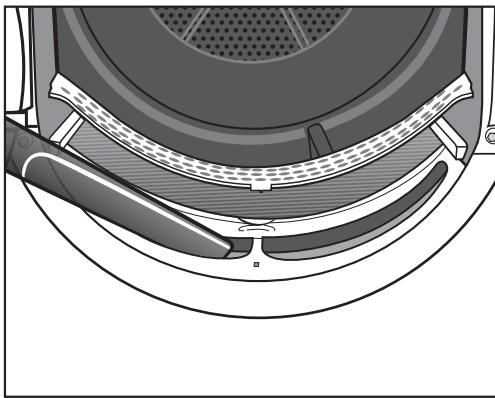 MIELE CTD260WP - Nettoyage complet des filtres à peluches et de la zone d'aération - 3