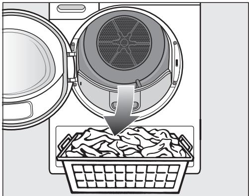 MIELE CTD260WP - Sortir le linge - 1
