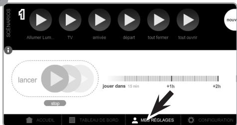 SOMFY lanceur scenario - Paramétrer le lanceur de scénarios - 8