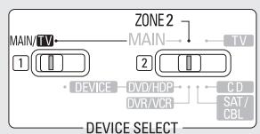DENON AVR-1910 - Mémorisation des réglages - 1