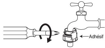 DAEWOO DWC-LCD1412S - Cas d'un robinet sans filetage - 3