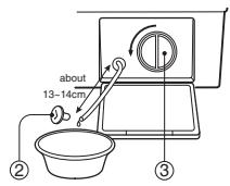 DAEWOO DWC-LCD1412S - Nettoyage du filtr de vidange - 2