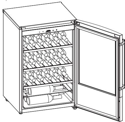 ELECTROLUX ERW1170AO - Rangement des bouteilles de vin - 1
