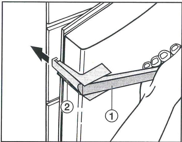 MIELE KWTN14826SDEED - Démonter les poignées : - 1