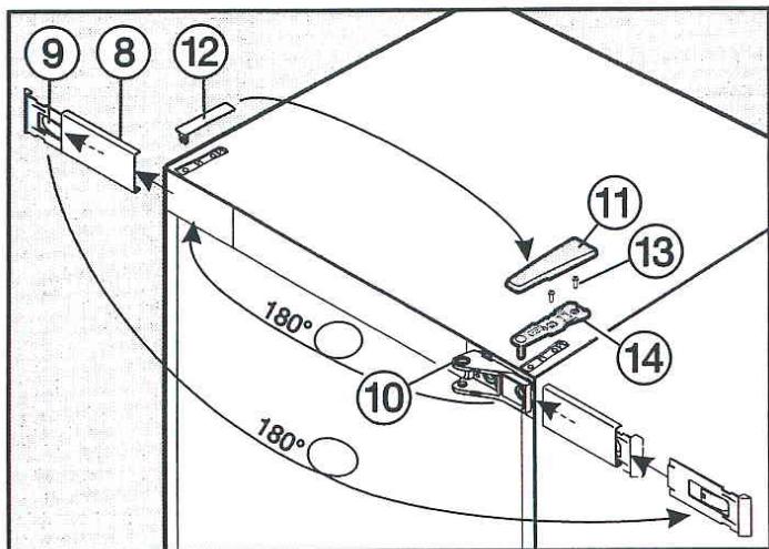 MIELE KWTN14826SDEED - Inversion du sens d'ouverture de porte - 2