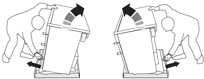 FALCON CLAS 110 LP - Déplacement de la cuisinière - 1