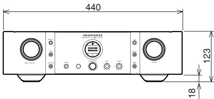 MARANTZ PM-15S1 - Caractéristiques et dessins côtés - 2