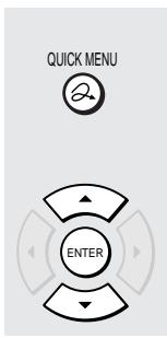 TOSHIBA DR-1 CHROME - Appuyez sur QUICK MENU, puis sélectionnez "copie rapide" en appuyez sur les touches / à partir du "MENU rapide", puis appuyez sur ENTER. - 1