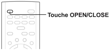 TOSHIBA DR-1 CHROME - Ouvrez le plateau de disque. - 2