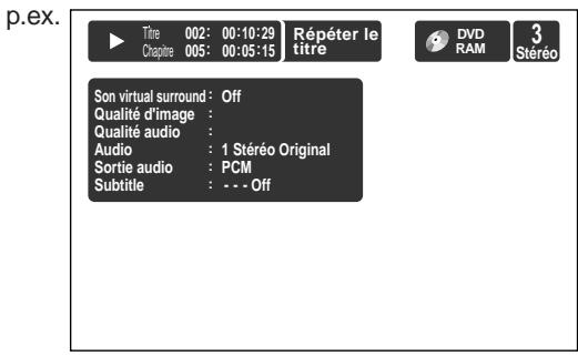 TOSHIBA DR-1 CHROME - Appuyez à nouveau sur display. - 2
