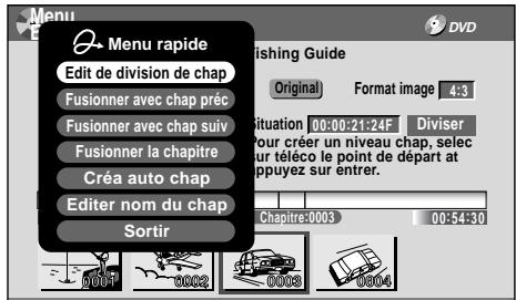 TOSHIBA DR-1 CHROME - Fusionner des chapitres - 1