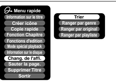 TOSHIBA DR-1 CHROME - Changement de l'ordre des titres - 1
