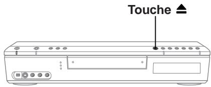 TOSHIBA DR-1 CHROME - Ouvrez le plateau de disque. - 1