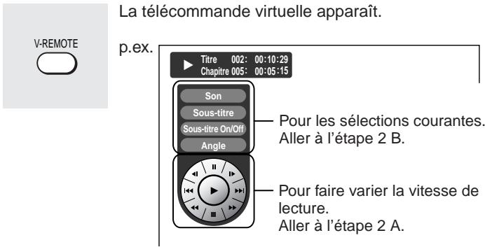 TOSHIBA DR-1 CHROME - Utilisation de la télécommande graphique (télécommande virtuelle) - 2