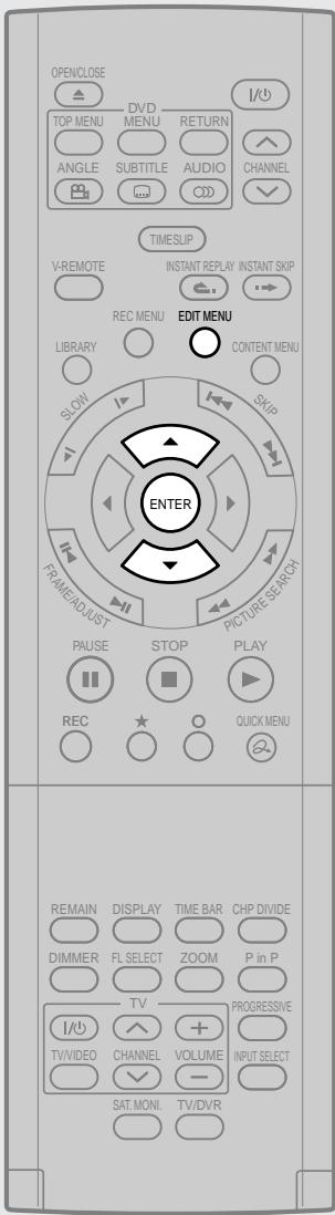 TOSHIBA DR-1 CHROME - Édition d'une liste de lecture (assemblage des scènes désirées) - 1