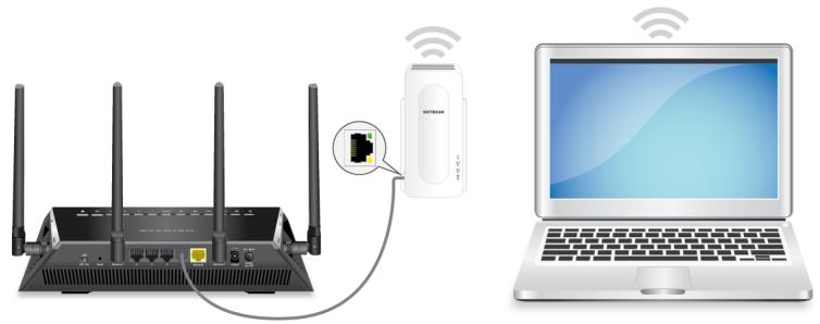 NETGEAR EAX15-100PES - Utilisez le répéteur en mode point d'accès - 1