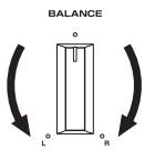 YAMAHA RN-500 - Réglage de la commande balance - 1