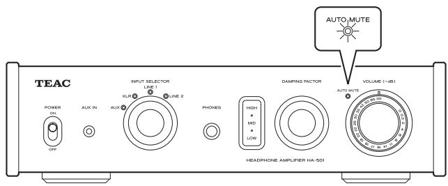 TEAC HA-501 B BLACK - Emploi du bouton DAMPING FACTOR - 8