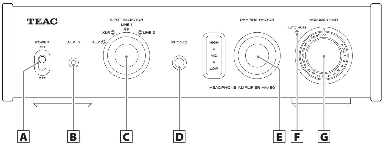 TEAC HA-501 B BLACK - Pour votre sécurité, débranchez le cordon d'alimentation de la prise secteur avant tout nettoyage. - 1