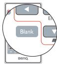 BENQ MP615P - Masquage de l'image - 2