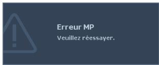 BENQ MP615P - Oubli du mot de passe - 1